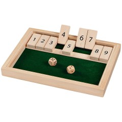 goki Wurfelspiel Shut the box Игра в кости «Закрой коробку»