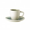 Rosenthal Rosenthal Junto Aquamarine - Steinzeug Espresso-Obertasse 0,09 L Rosenthal Junto Aquamarine - Чашка для эспрессо из керамики 0,09 л