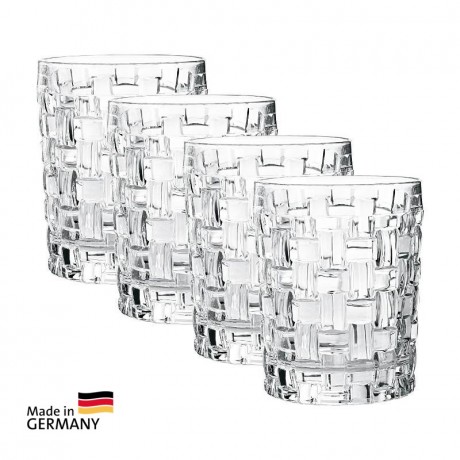 Nachtmann Bossa Nova Whisky Becher Glas, Нахтман Босса Нова Набор стаканов для виски, 330мл, 4 шт