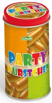 ERZI Spiellebensmittel Party Wurstchen in der Dose Сосиски для вечеринки с едой в жестяной банке