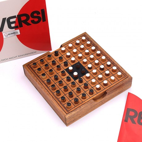 ROMBOL Reversi – Interessantes Strategiespiel fur 2 Personen aus edlem Holz Reversi – интересная стратегическая игра для двоих из ценных пород дерева