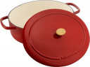 BALLARINI BALLARINI Gusseisen Br\u00e4ter oval 33 cm rot BALLARINI Чугунная жаровня овальная 33 см
