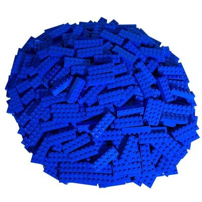 LEGO LEGO blaue Steine 2x6 Hochsteine - blue - 2456 Menge 250x Голубые кирпичи LEGO 2x6 высоких кирпичей - синие - количество 2456 250x