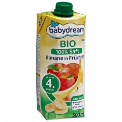babydream Bio 100% Saft Banane in Fruchten 500 г
