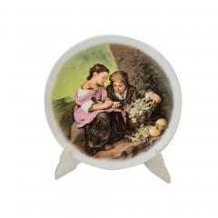 Heinrich Декоративная тарелка &quot;Продавщица цветов&quot;, 21,5 см, Германия, 1960-70гг.