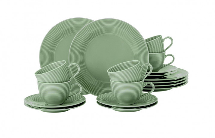 Seltmann Weiden Seltmann Weiden Kaffeeservice 18-tlg. BEAT grun Кофейный сервиз Seltmann Weiden 18 предметов. БИТЬ