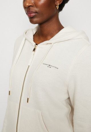 Tommy Hilfiger 1985 ZIP HOODIE Zip-up sweatshirt weathered white 1985 ZIP HOODIE Толстовка на молнии выветрившийся белый