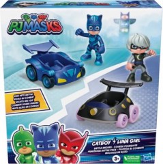 Hasbro PJ Masks Catboy vs Luna Girl Fahrzeug und Action-Figurenset PJ Masks Catboy vs Luna Girl Автомобиль и набор фигурок