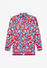 Tommy Hilfiger ADAPTIVE TROPICAL REGULAR Button-down blouse primary red ADAPTIVE TROPICAL REGULAR Блузка на пуговицах первичный расный