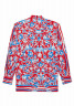 Tommy Hilfiger ADAPTIVE TROPICAL REGULAR Button-down blouse primary red ADAPTIVE TROPICAL REGULAR Блузка на пуговицах первичный расный