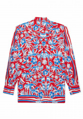 Tommy Hilfiger ADAPTIVE TROPICAL REGULAR Button-down blouse primary red ADAPTIVE TROPICAL REGULAR Блузка на пуговицах первичный расный