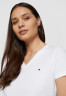 Tommy Hilfiger HERITAGE Basic T-shirt white НАСЛЕДИЕ Базовая футболка белый