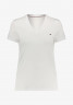 Tommy Hilfiger HERITAGE Basic T-shirt white НАСЛЕДИЕ Базовая футболка белый