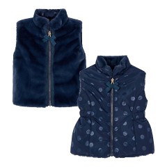 Mayoral Wende-Pluschweste Двусторонний плюшевый жилет