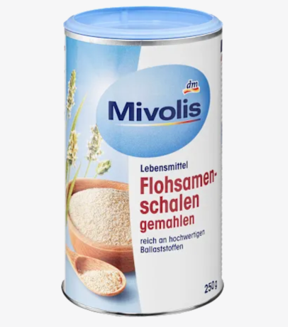 Mivolis Flohsamenschalen gemahlen, 250 g Миволис Молотая шелуха семян подорожника, 250 г