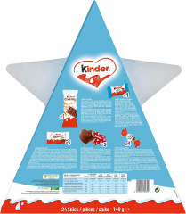 Kinder Mix Star 2025 Adventskalender, Киндер Адвент-календарь, 24 сладких сюрприза, 149 грамм