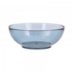 Bitz Bitz Kusintha - Glas blue Salatschussel d: 24 cm / h: 9 cm Bitz Kusintha - Салатница стеклянная синяя d: 24 см / высота: 9 см