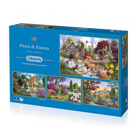 Gibsons Puzzle Flora  Fauna Пазл Флора и фауна