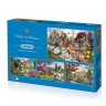Gibsons Puzzle Flora  Fauna Пазл Флора и фауна