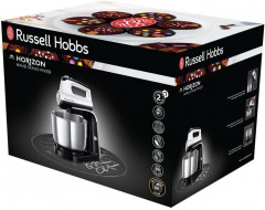 RUSSELL HOBBS RUSSELL HOBBS Handmixer Handmixer Horizon + Edelstahl-Ruhrschussel 2 Ruhrbesen+2 Knethaken, 350 W, Turbofunktion, Ruhrarm abnehmbar  Ручной миксер RUSSELL HOBBS Ручной миксер Horizon + чаша из нержавеющей стали 2 венчика + 2 насадки для тест