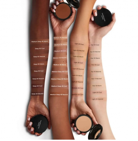 bareMinerals BarePro 24H тональная пудра для лица, стойкая, матирующая, прессованная, 8 г, Light 25 Neutral