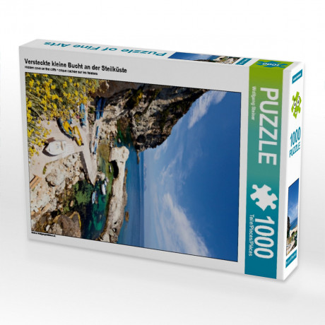 CALVENDO Puzzle CALVENDO Puzzle Versteckte kleine Bucht an der Steilkuste Пазл CALVENDO Puzzle Скрытая бухточка на крутом берегу