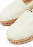 Tommy Hilfiger SIGNATURE MONOGRAM  Espadrilles ecru ПОДПИСЬ МОНОГРАММА Эспадрильи экрю