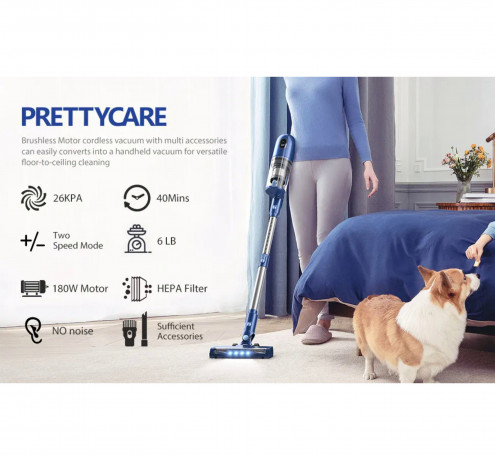 APOSEN APOSEN Akku-Hand-und Stielstaubsauger Home Staubsauger P1, 16.5 Kpa, Echtzeit-Leistungsanzeige, 180,00 W, beutellos, 65000 U / min mit 2 Geschwindigkeiten, 4 Saugnapfen, Doppelzyklon Беспроводной ручной пылесос APOSEN Домашний пылесос P1, 16,5 кПа