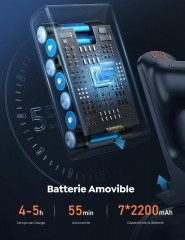 Buture Buture Akku-Hand-und Stielstaubsauger, 400,00 W, Beutellos, Staubsauger kabellos 33000Pa/400W bis zu 55 MIN Kabelloser Staubsauger  Беспроводной ручной и стержневой пылесос Buture, 400,00 Вт, без мешка, беспроводной пылесос, 33000 Па/400 Вт, беспро