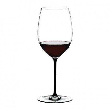 Riedel Riedel Fatto a Mano - schwarz Cabernet / Merlot Glas 625 ccm / h: 25 cm Riedel Fatto a Mano - черный бокал Каберне/Мерло 625 см3 / высота: 25 см