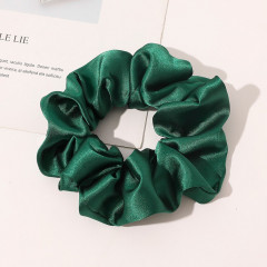 SOHO Satin Scrunchie Dunkelgrun Атласная резинка для волос