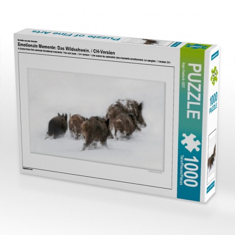 CALVENDO Puzzle CALVENDO Puzzle Emotionale Momente: Das Wildschwein. \/ CH-Version Пазл CALVENDO Пазл Эмоциональные моменты: Кабан. \/ версия CH