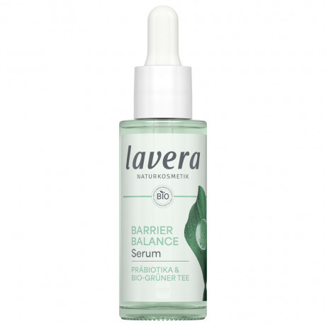 LAVERA Barrier Balance Serum, 30 ml, Лавера Сыворотка для лица с пребиотиками и органическим зелёным чаем для укрепления кожного барьера, 30 мл