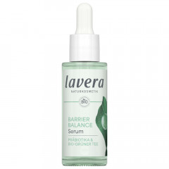 LAVERA Barrier Balance Serum, 30 ml, Лавера Сыворотка для лица с пребиотиками и органическим зелёным чаем для укрепления кожного барьера, 30 мл