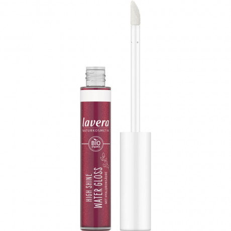 LAVERA High Shine Water Gloss Raspberry 03, 5,5 ml, Лавера Блеск для губ с интенсивным глянцевым сиянием, оттенок Raspberry 03, гиалуроновая кислота и био-кокосовое масло, 5,5 мл