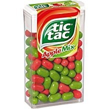 Ferrero Tic Tac 100er Apfel Ферреро Конфеты Тик-Так Яблоко, Коробка 16 шт. x 49 г