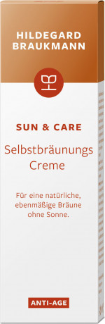 Hildegard Braukmann SUN & CARE ANTI-AGE Selbstbraeunungs Creme, 50 ml, Hildegard Braukmann крем-автозагар для зрелой кожи лица, 50 мл