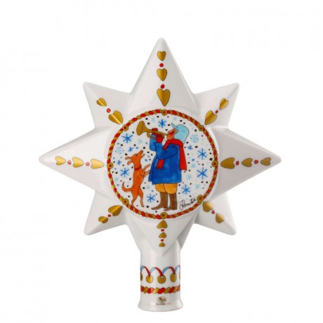 Hutschenreuther Hutschenreuther Weihnachtsmarkt Christbaumspitze gross Рождественская ярмарка Hutschenreuther Большая вершина рождественской елки