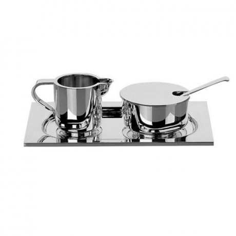 Robbe & Berking Robbe & Berking Alta 925 Sterling Silber Rahm- und Zuckertablett 22 x 14 cm Поднос для сливок и сахара Robbe & Berking Alta из серебра 925 пробы 22 x 14 см