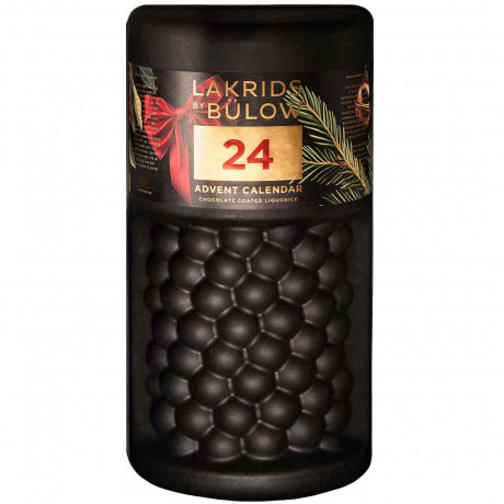 Lakrids by Buelow Large Adventskalender, Lakrids by Buelow Large большой премиальный адвент-календарь 2026 с лакрицей в шоколаде, 690 г