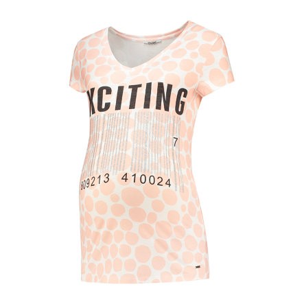 LOVE2WAIT Umstandsshirt Dots Exciting Pink