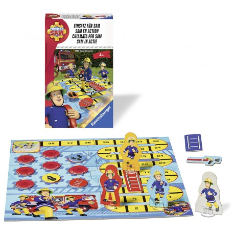 Ravensburger Mitbringspiel Feuerwehrmann Sam: Einsatz fur Sam Возьмите с собой игру Fireman Sam: Operation for Sam
