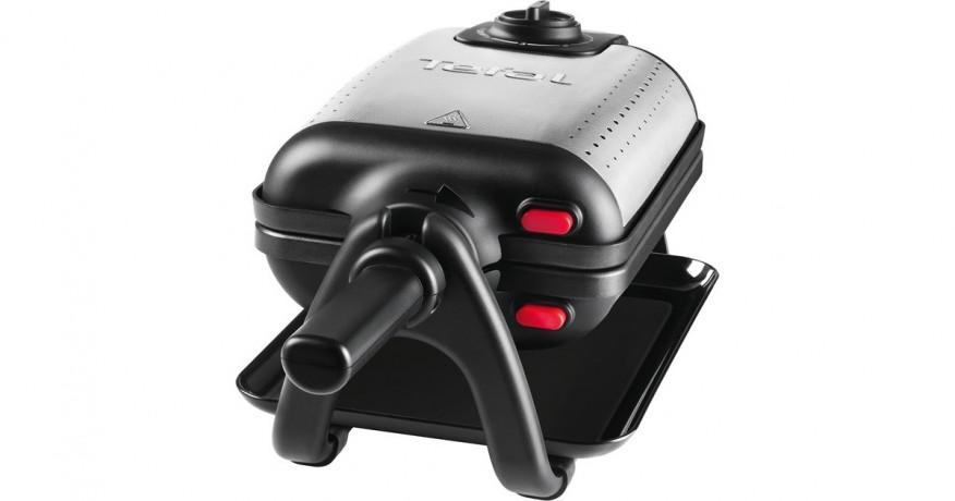 Tefal Tefal King Size Waffeleisen WM756D schwarz/silber, 1.200 Watt  schwarz/silber Вафельница Tefal King Size WM756D черная/серебристая, 1200 Вт