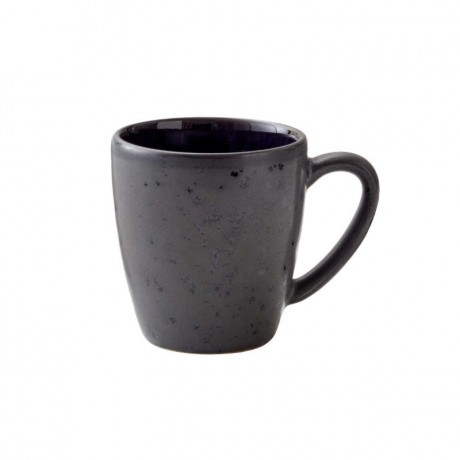 Bitz Bitz Gastro black / dark blue Becher mit Henkel klein 0,19 L / h: 8 cm Кружка Bitz Gastro черная/темно-синяя с ручкой маленькая 0,19 л / высота: 8 см