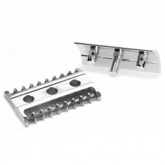 Muhle Rasierhobel silber offener Kamm  Безопасная бритва серебряный открытый гребень