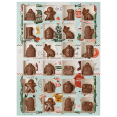 Simón Coll 'Hello Winter' Adventskalender 2026, Адвент-календарь 2026 Simón Coll Hello Winter с 24 фигурками из молочного шоколада, 216 г
