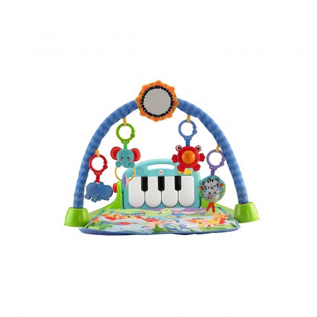 Mattel Fisher-Price Rainforest Piano-Gym Spieldecke Игровой коврик Fisher-Price Rainforest Piano-Gym