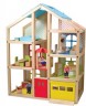 Melissa Doug Mehrstockiges Puppenhaus aus Holz Многоэтажный деревянный кукольный домик