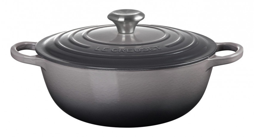 Le Creuset LE CREUSET La Marmite 28cm Flint SIGNATURE anthrazit LE CREUSET La Marmite 28см Кремень SIGNATURE
