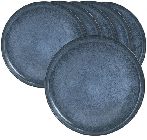 Moritz & Moritz Moritz & Moritz Dinner Teller 6-tlg. DIGITAL blau Обеденные тарелки Moritz & Moritz 6 шт. ЦИФРОВОЙ